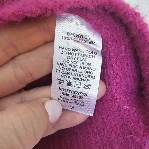 Double Zero Fuzzy Soft Crop Tank Shirts Lot of 2 Pink Size M/L - Picture 7 of 12